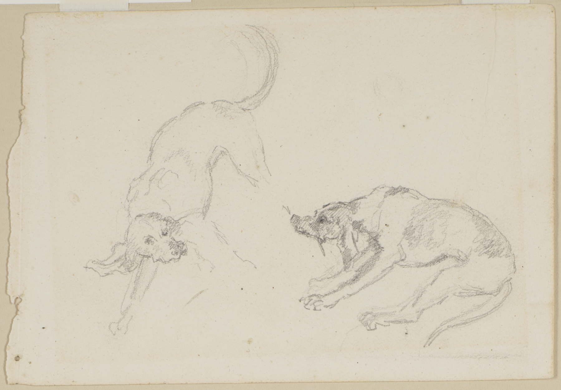 Image for Sketch After Jean-Baptiste Oudry’s “Fox Hunt”